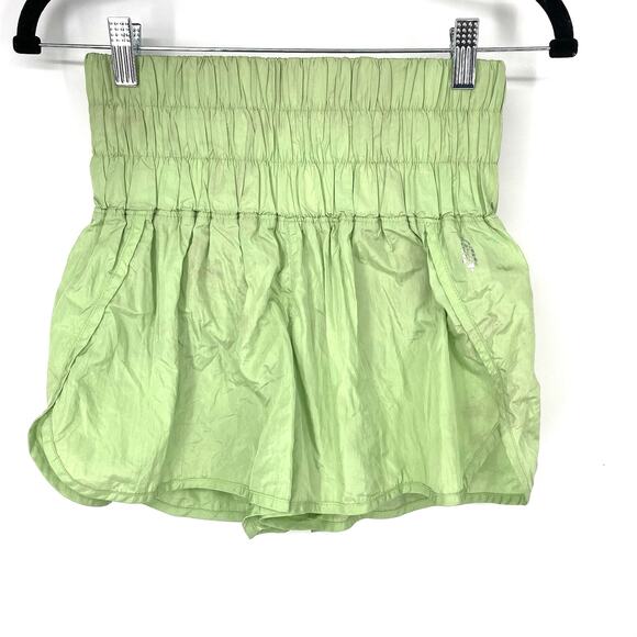 Free People Movement The Way Home Shorts Lime Green Women's Size M - Picture 1 of 11